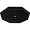 Ekena Millwork Spring Octagonal Ceiling Medallion (Canopies up to 3"), 29 1/8"OD x 2 1/4"ID x 1 1/8"P, Jet Black CM30SPBLF - alternate 2